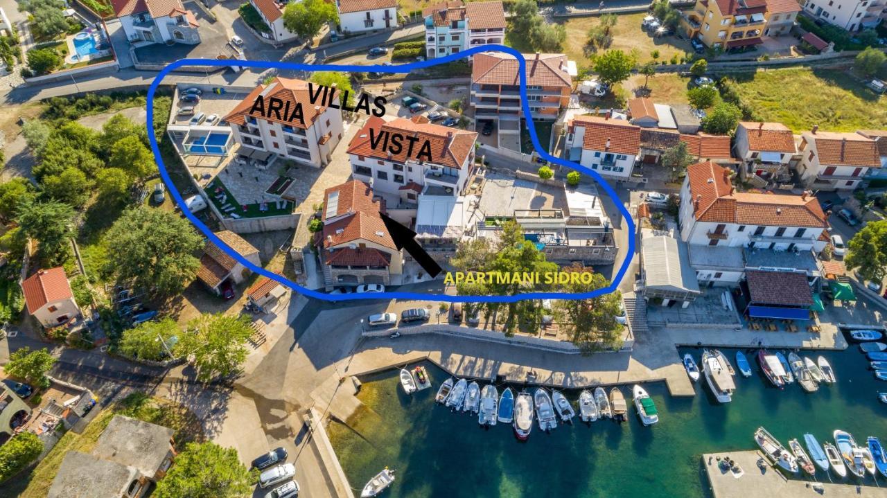 Apartmani Sidro Malinska Exteriör bild